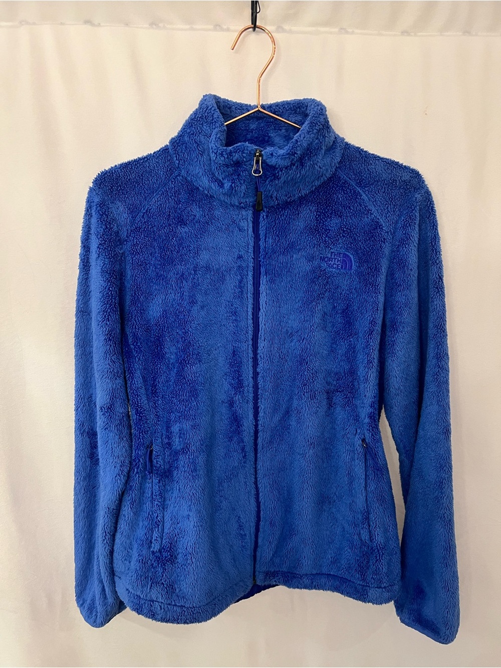 The North Face Women's Plush Full-Zip Teddy Jacket - Blue